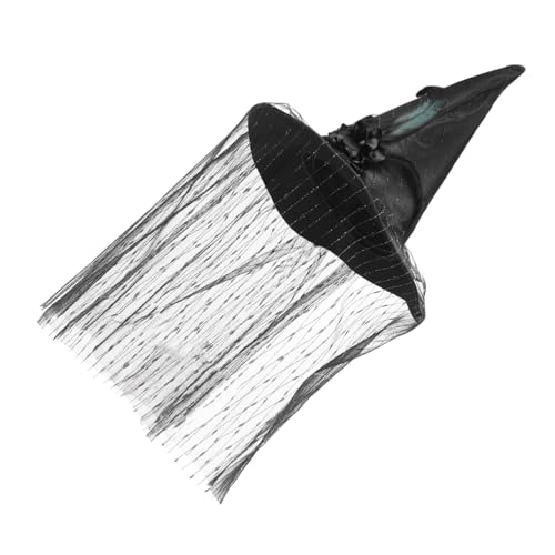 Artibetter Halloween Hexenhut mit Silbernen Spitzen und Schleier Leichter Cosplay Hut für Damen und Jugendliche Verstellbar für Kostüm Party Karneval und Halloween Dekoration Artibetter Halloween Hexenhut mit Silbernen Spitzen und Schleier Leichter Cosplay Hut für Damen und Jugendliche Verstellbar für Kostüm Party Karneval und Halloween Dekoration von Artibetter