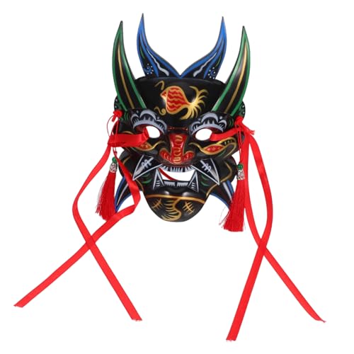 Artibetter Handbemalte Farbenfrohe Tempelmarkt Maske Leichtes Masken Prop für Karneval Fasching Cosplay Partydeko Vielseitig Einsetzbar bei Halloween und Festlichkeiten Artibetter Handbemalte Farbenfrohe Tempelmarkt Maske Leichtes Masken Prop für Karneval Fasching Cosplay Partydeko Vielseitig Einsetzbar bei Halloween und Festlichkeiten von Artibetter