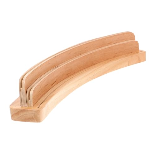 Artibetter Holz Spielkartenhalter mit Gebogenem Design Kartenständer für Poker und Kartenspiele Stabil und Langlebig für Zuhause und Hotels von Artibetter