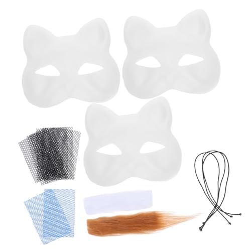 Artibetter Katzenmaske Robustem Pvc Handbemalt Mit Plüsch Für Halloween Maskeraden Und Kostümpartys Tierische Cosplay-ausrüstung Für Erwachsene Artibetter Katzenmaske Robustem Pvc Handbemalt Mit Plüsch Für Halloween Maskeraden Und Kostümpartys Tierische Cosplay-ausrüstung Für Erwachsene von Artibetter