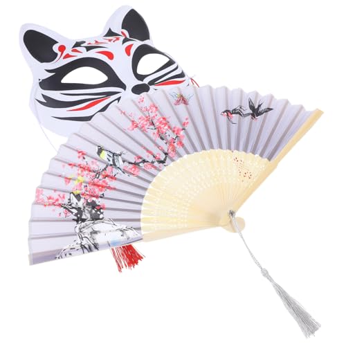 Artibetter Leichte Faltbare Fuchsmaske mit Fächer Cosplay für Erwachsene Atmungsaktiv Vielseitig für Sommerfeste Halloween Make Up Partys und Kostümveranstaltungen Artibetter Leichte Faltbare Fuchsmaske mit Fächer Cosplay für Erwachsene Atmungsaktiv Vielseitig für Sommerfeste Halloween Make Up Partys und Kostümveranstaltungen von Artibetter