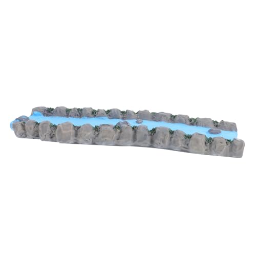 Artibetter Miniaturgarten Zubehör Harz Wasserfeature für Realistische für Puppenhäuser und Kreative Therapien Langlebige Dekoration von Artibetter