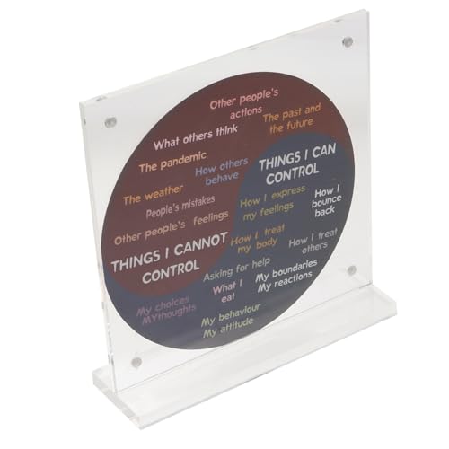 Artibetter Raddiagramm Für Psychische Gesundheit Stimmung Rundes Emotionsrad Die Rad Der Sozialen Arbeit Emotionsrad-Diagramm Erwachsene Beruhigen Emotional Gefühlsrad Acryl von Artibetter