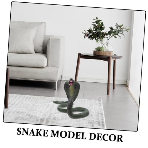 Artibetter Realistisches Cobra Modell aus Sicherem Lebensechte Schlange Figurine für Dekoration Streichspielzeug und Halloween Requisite Großes Cobra Tiermodell für und Familie Artibetter Realistisches Cobra Modell aus Sicherem Lebensechte Schlange Figurine für Dekoration Streichspielzeug und Halloween Requisite Großes Cobra Tiermodell für und Familie von Artibetter