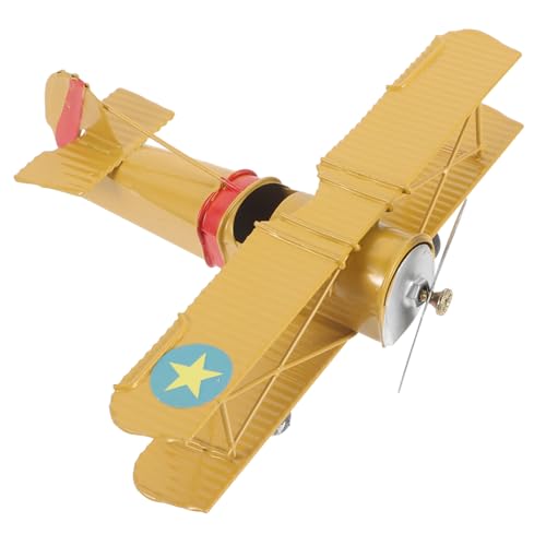 Artibetter Retro Flugzeug Modell Miniatur Eisen Deko Wohnaccessoire Gelb Zufällige Aufkleber für Sammler und Fotografie Requisiten Artibetter Retro Flugzeug Modell Miniatur Eisen Deko Wohnaccessoire Gelb Zufällige Aufkleber für Sammler und Fotografie Requisiten von Artibetter