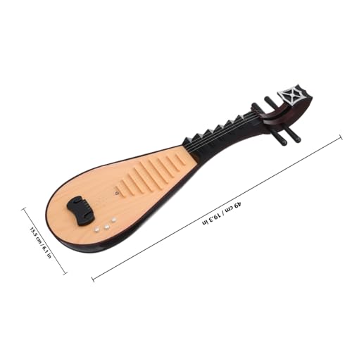 Artibetter Vintage Chinesisches Lute Modell Dekoration Detailgetreues Instrument Deko Langlebiges Material Antikes Fotorequisit für Traditionelle Kostüme Geeignet für Vintage Wohn und von Artibetter