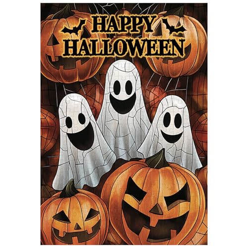 Tolles Puzzle für Erwachsene, 300 Teile, Happy Halloween Ghost Pumpkin Puzzles für Erwachsene, Spielzeug, Geschenk, Familiendekoration, Kinderpuzzle von Artinhand