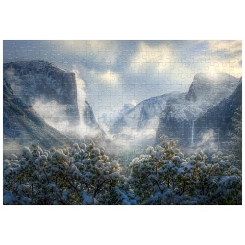 Tolles Puzzle für Erwachsene, 300 Teile, Yosemite Schneesturm-Puzzles für Erwachsene, Spielzeug, Geschenk, Familiendekoration, Kinderpuzzle von Artinhand
