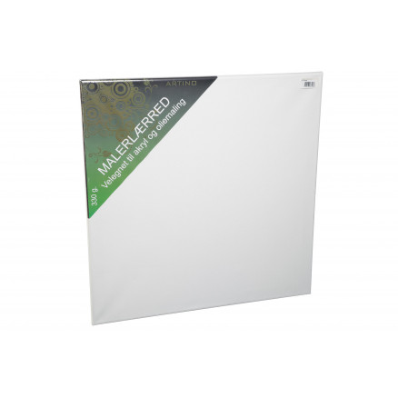 Artino Malerleinwand/Baumwoll-Leinwand Weiß 30x30x1,8cm von Artino