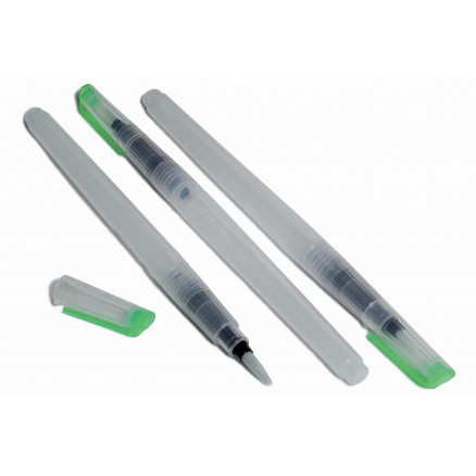 Artino Pinselset mit Wasserbehälter 8ml Versch. Größen - 3 Stk Artino Pinselset mit Wasserbehälter 8ml Versch. Größen - 3 Stk von Artino