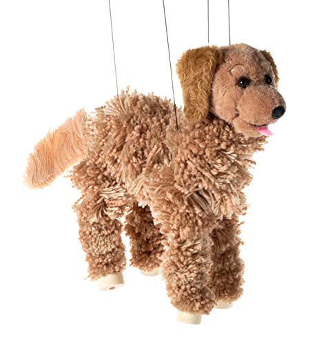 Golden Retriever Marionetten-Garnpuppe für Hunde von Artisan Owl