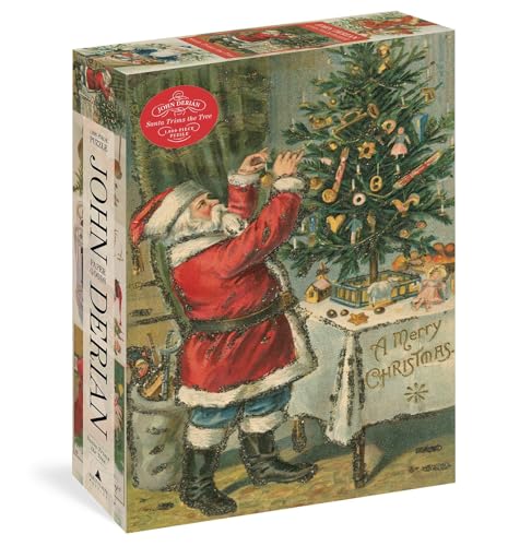 John Derian Paper Goods: Santa Trims The Tree 1,000-Piece Puzzle von Artisan