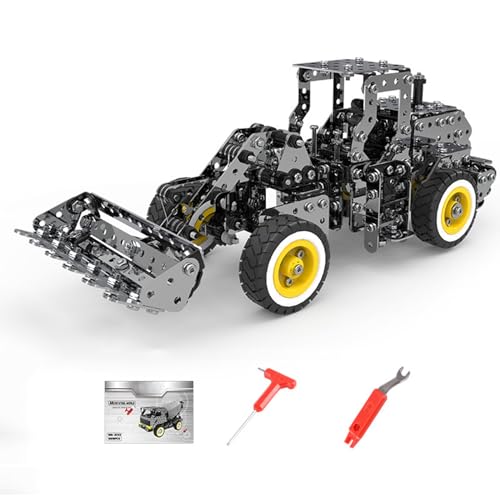 Artisanal Habitat 3D Metall Emulational Bausatz, Simulation Zahnrad-Drehlader, 682 Teile Erwachsene DIY Engineering Baukasten，Geschenkideen für Erwachsene (L) von Artisanal Habitat