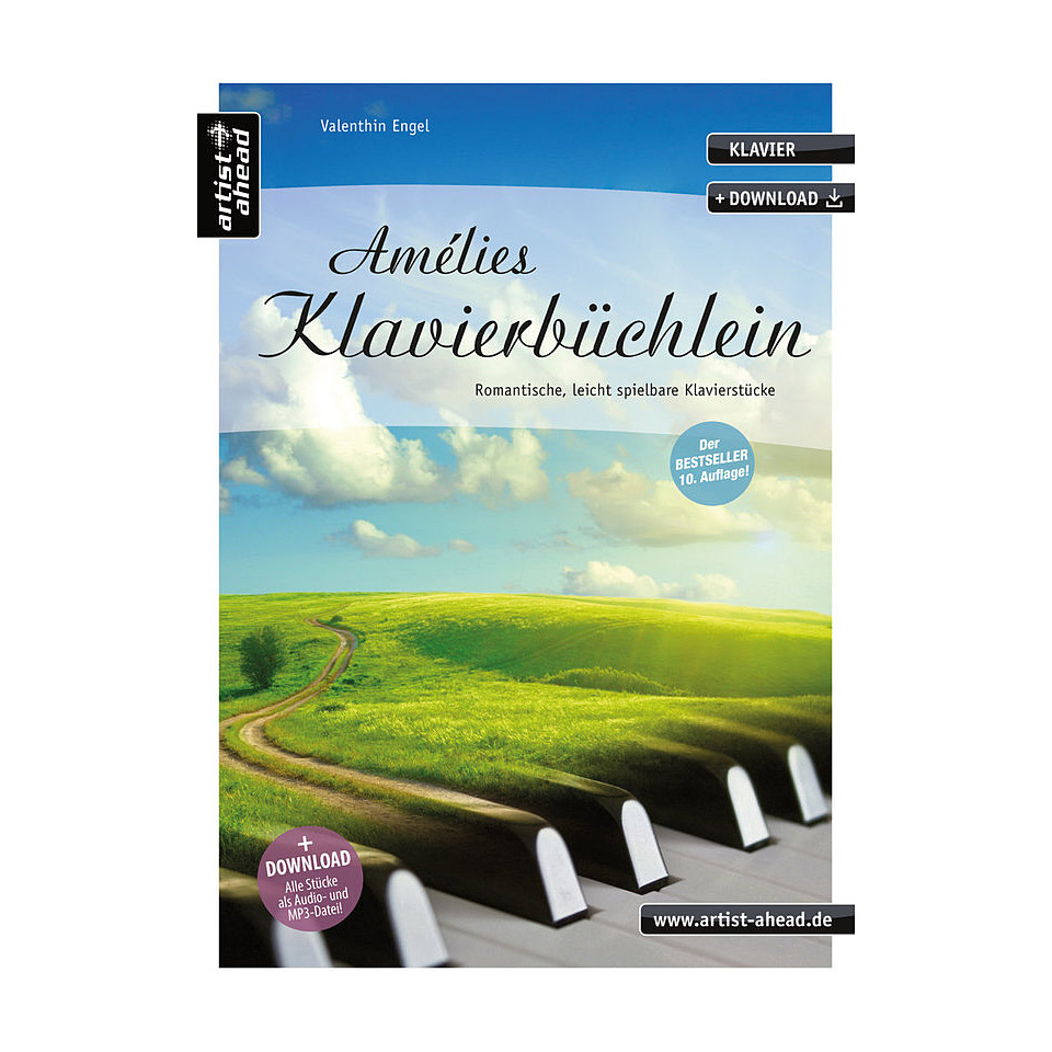 Artist Ahead Amelies Klavierbüchlein Notenbuch von Artist Ahead