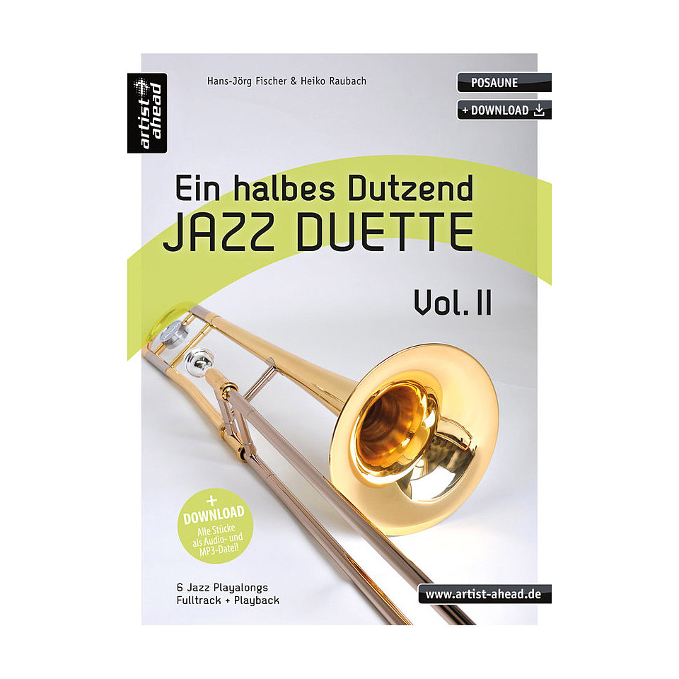 Artist Ahead Ein halbes Dutzend Jazz Duette Vol.2 Play-Along von Artist Ahead