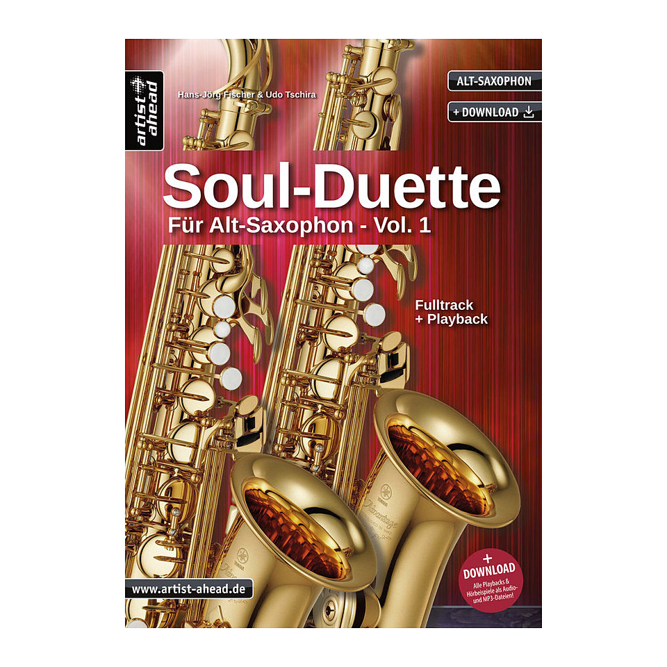 Artist Ahead Soul Duette für Altsaxophon Vol.1 Play-Along von Artist Ahead