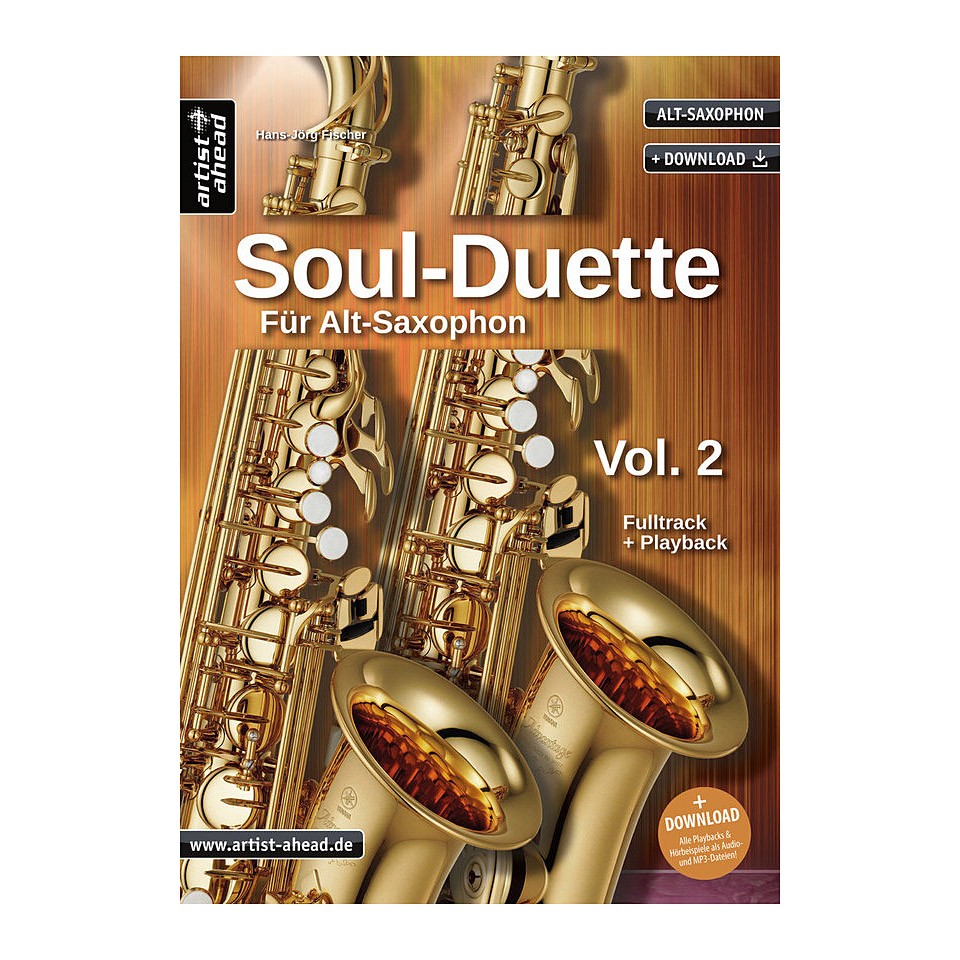 Artist Ahead Soul Duette für Altsaxophon Vol.2 Play-Along von Artist Ahead