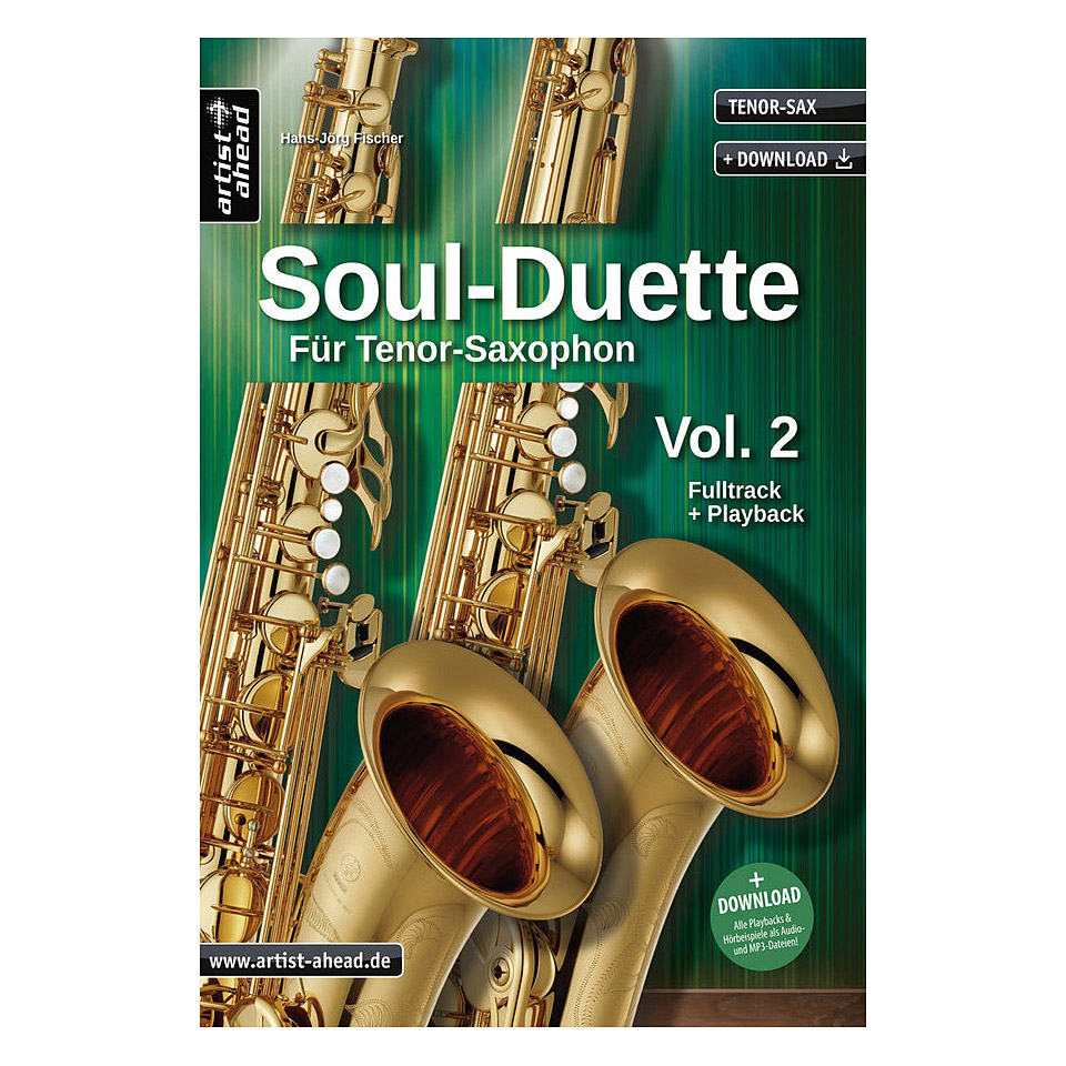Artist Ahead Soul Duette für Tenorsaxophon Vol.2 Play-Along von Artist Ahead
