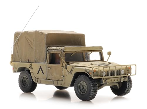 Artitec US Humvee Desert Cargo TK-HQ Unit 1/87 (HO Scale) Fertigmodell (6870542) von Artitec