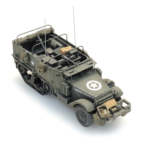 Artitec US M4A1 Halftrack 81 mm Mörser 1/87 (HO Maßstab) Fertigmodell (6870438) von Artitec