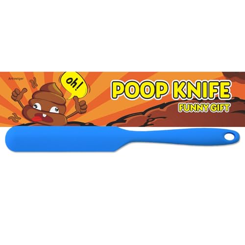 Poop Knife Funny Gag Gifts, Poop Cutter Knife Prank Practical Joke Toys for White Elephant Gift Exchange, Christmas Stocking Stuffers, Birthday, Party, Toilet Fun Gadgets Poop Stick Seltsame Gifts von Artreeiger