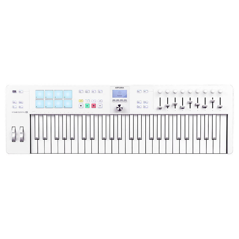 Arturia KeyLab Essential 49 MK3 Alpine White Masterkeyboard Arturia KeyLab Essential 49 MK3 Alpine White Masterkeyboard von Arturia