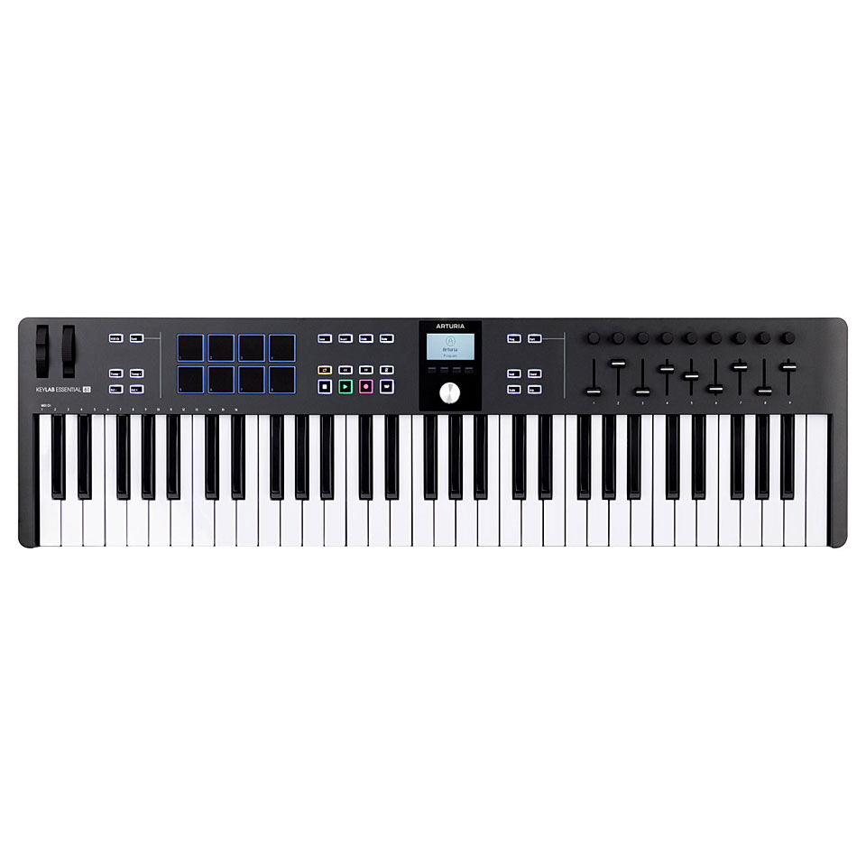 Arturia KeyLab Essential 61 MK3 Black Masterkeyboard Arturia KeyLab Essential 61 MK3 Black Masterkeyboard von Arturia