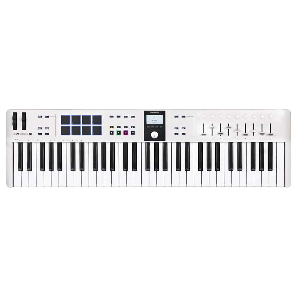 Arturia KeyLab Essential 61 MK3 White Masterkeyboard Arturia KeyLab Essential 61 MK3 White Masterkeyboard von Arturia