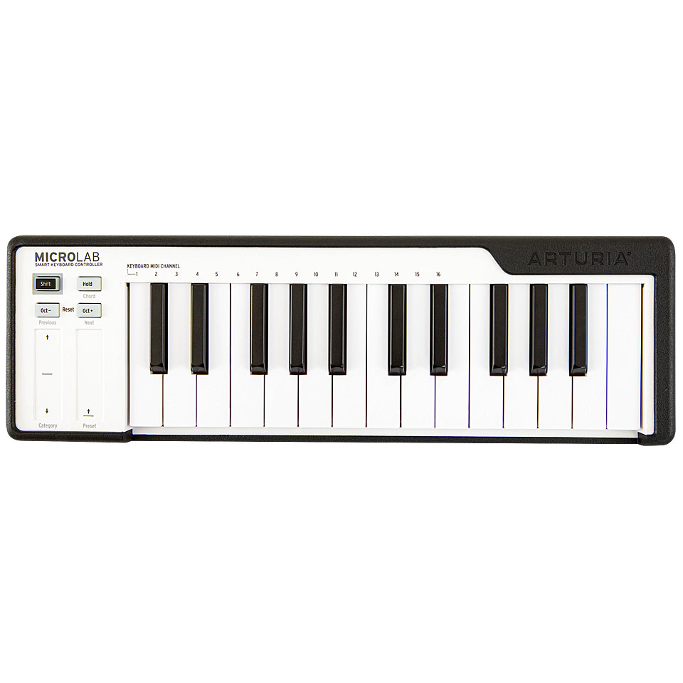 Arturia MicroLab Black Masterkeyboard Arturia MicroLab Black Masterkeyboard von Arturia