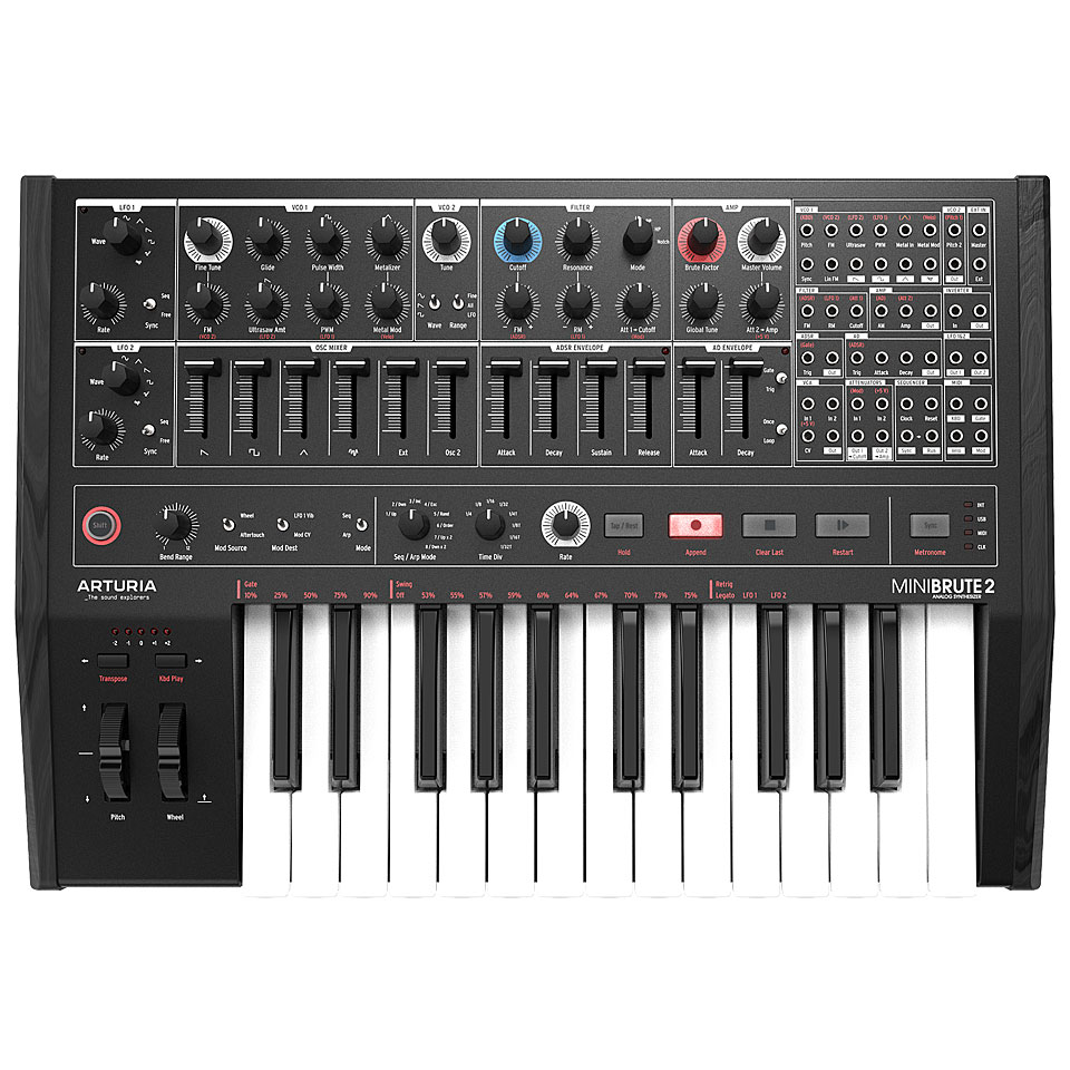 Arturia Minibrute 2 Noir Synthesizer Arturia Minibrute 2 Noir Synthesizer von Arturia