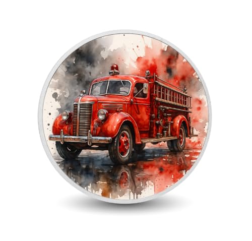 Arverni Mint Blaze of Glory Vintage Fire Engine 1oz 9999 Silver Coloured Coin von Arverni Mint