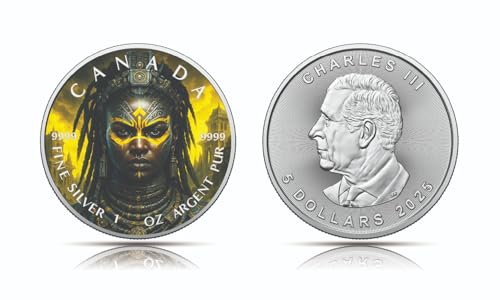 Arverni Mint Canada 2025 9999 Silver Coloured Coin The Queen of Emberfall von Arverni Mint