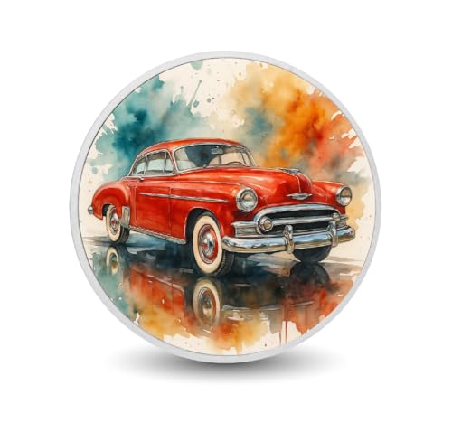 Arverni Mint Crimson Classic A Burst of Vintage Flame 1oz 9999 Silver Coloured Coin von Arverni Mint