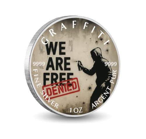 Arverni Mint Freedom Denied The Final Word 1oz Fine Silver Coloured Coin von Arverni Mint