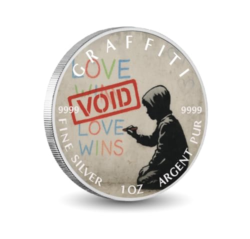 Arverni Mint Love Void The Erasure of Hope 1oz Fine Silver Coloured Coin von Arverni Mint