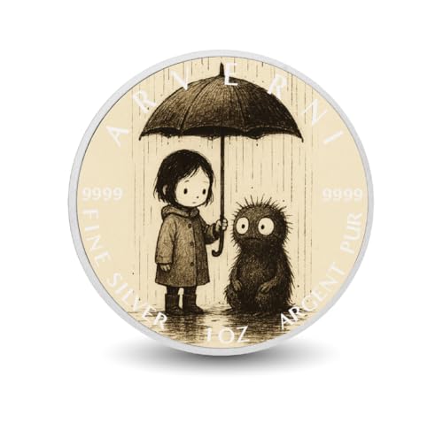 Arverni Mint Shared Shelter - Whispers of Kindness Coloured 1oz Fine Silver Coin Arverni Mint Shared Shelter - Whispers of Kindness Coloured 1oz Fine Silver Coin von Arverni Mint