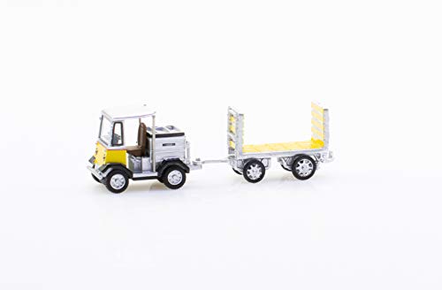 Arwci ACE 85008701 1/87 PTT Elektro-Schlepper Nefag mit Anhänger, TR-5047e Modellbausatz, Modellbauzubehör, Mehrfarbig Arwci ACE 85008701 1/87 PTT Elektro-Schlepper Nefag mit Anhänger, TR-5047e Modellbausatz, Modellbauzubehör, Mehrfarbig von Arwci ACE
