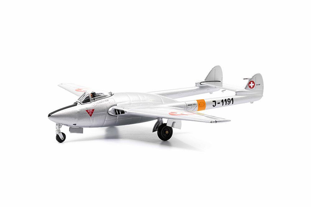 Vampire D.H. 100 Mk.6 J-1191 Spitznase Vampire D.H. 100 Mk.6 J-1191 Spitznase von Arwico Collector Edition