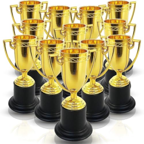 Ascitndy Goldener Pokal Aus Kunststoff für Kinder - 40er-Pack - 3,8 Große Auszeichnungen für Besondere Leistungen - Ideale Anerkennung für Schule und Sport Ascitndy Goldener Pokal Aus Kunststoff für Kinder - 40er-Pack - 3,8 Große Auszeichnungen für Besondere Leistungen - Ideale Anerkennung für Schule und Sport von Ascitndy