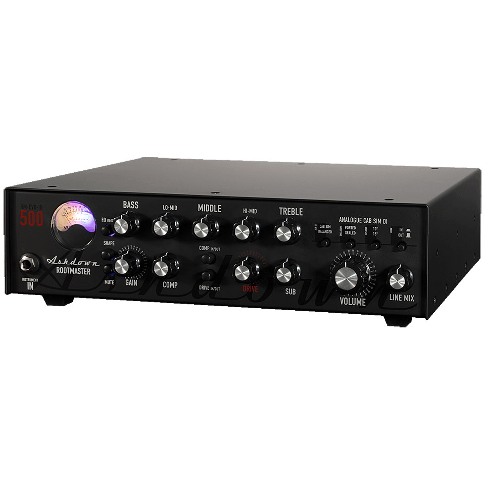 Ashdown Rootmaster RM-500-EVO III Topteil E-Bass Ashdown Rootmaster RM-500-EVO III Topteil E-Bass von Ashdown