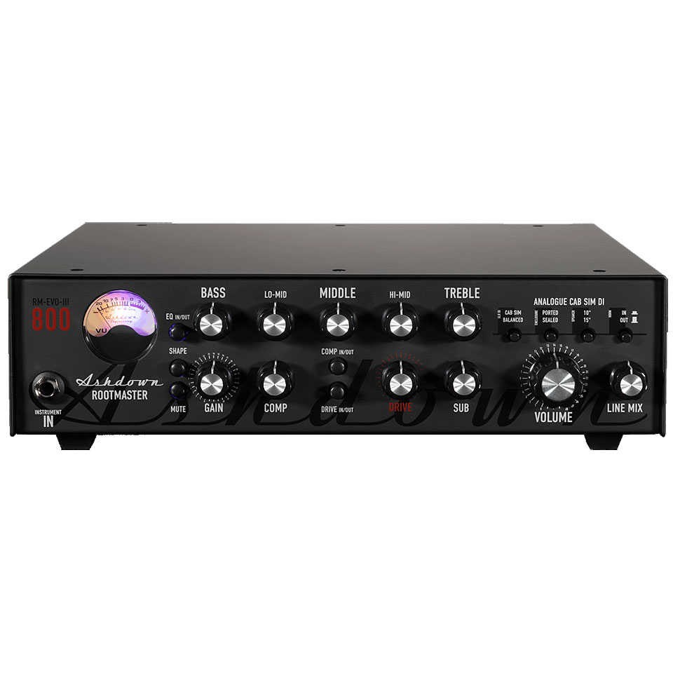 Ashdown Rootmaster RM-800-EVO III Topteil E-Bass Ashdown Rootmaster RM-800-EVO III Topteil E-Bass von Ashdown