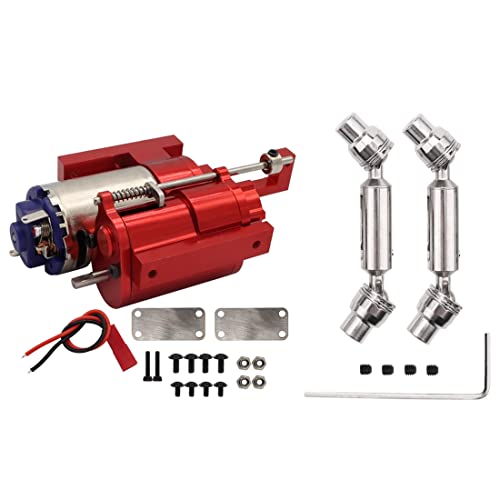 Ashikoi Vollmetall 2-Gang-Getriebe mit Antriebswelle für B14 B24 C14 C24 MN D90 MN99S RC-Auto-Upgrade-Teile, 1 von Ashikoi