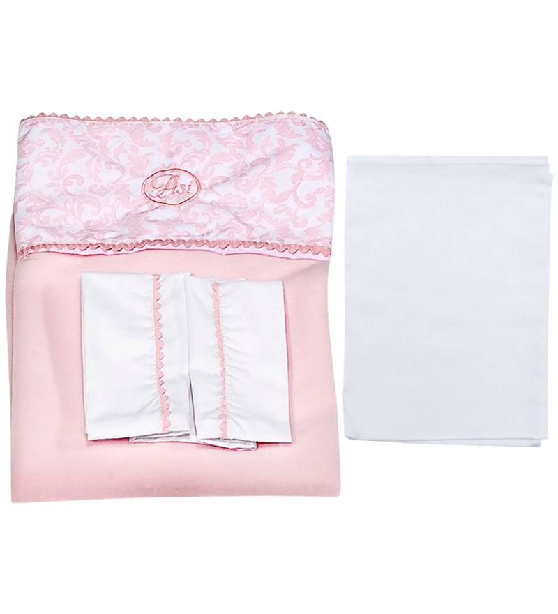 Asi Puppenbettwäsche - 70x47 cm - Weiß/Rosa - Asi - One Size - Puppenbettwäsche Asi Puppenbettwäsche - 70x47 cm - Weiß/Rosa - Asi - One Size - Puppenbettwäsche von Asi