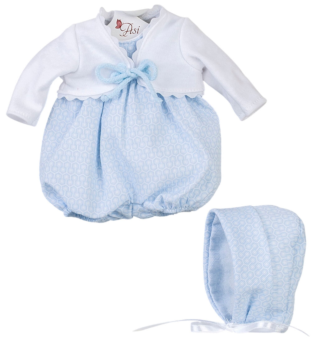 Asi Puppenkleidung - 30 cm - Öl - Weiß/Hellblau - Asi - One Size - Puppenkleidung Asi Puppenkleidung - 30 cm - Öl - Weiß/Hellblau - Asi - One Size - Puppenkleidung von Asi