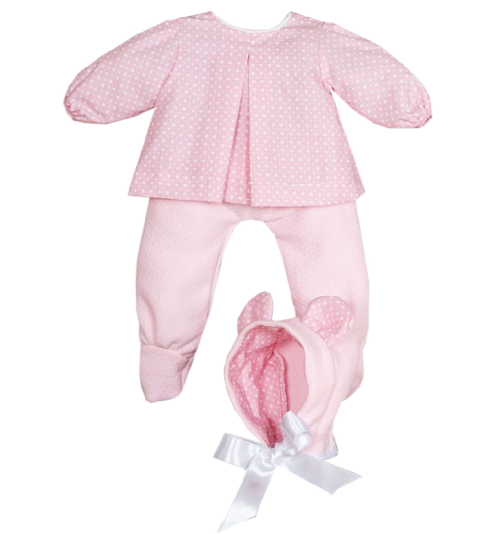 Asi Puppenkleidung - 43 cm - Maria - Rosa/Weiß - Asi - One Size - Puppenkleidung Asi Puppenkleidung - 43 cm - Maria - Rosa/Weiß - Asi - One Size - Puppenkleidung von Asi