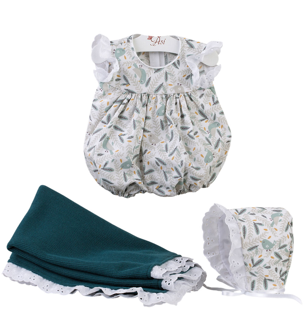 Asi Puppenkleidung - 43 cm - Pablo - Blue/Klein Birds - Asi - One Size - Puppenkleidung Asi Puppenkleidung - 43 cm - Pablo - Blue/Klein Birds - Asi - One Size - Puppenkleidung von Asi