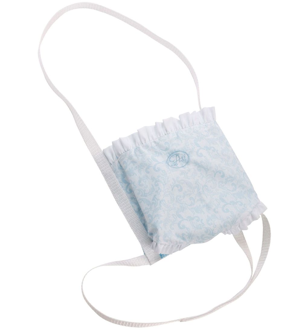 Asi Puppenzubehör - Babytrage - Weiß/Hellblau - Asi - One Size - Puppenzubehör von Asi