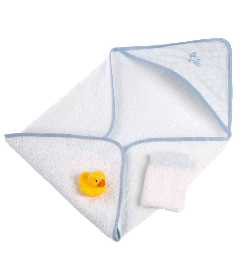 Asi Puppenzubehör - Bademäntel - Weiß/Hellblau - Asi - One Size - Puppenzubehör Asi Puppenzubehör - Bademäntel - Weiß/Hellblau - Asi - One Size - Puppenzubehör von Asi