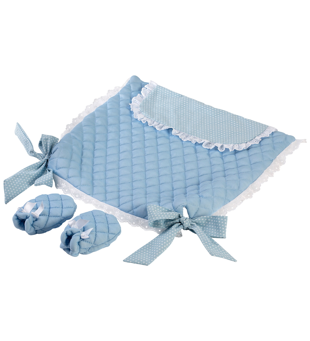 Asi Puppenzubehör - Puppenwagenbezug/Krabbelschuhe - Hellblau - Asi - One Size - Puppenzubehör Asi Puppenzubehör - Puppenwagenbezug/Krabbelschuhe - Hellblau - Asi - One Size - Puppenzubehör von Asi