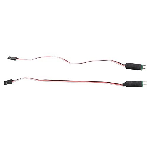 Asinfter 2 StüCke 3CH 3-Kanal LED Lampe Lichterteuerung Schalter Panel für 1/10 1/8 RC Modellauto Axial SCX10 Trx4 von Asinfter